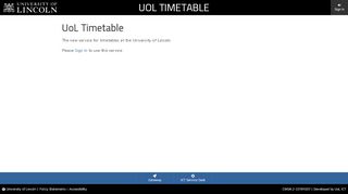 
                            10. UoL Timetable