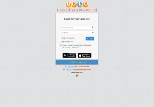 
                            1. Uolo: Login Page