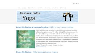 
                            12. Up coming Events - Keshava Radha Yoga