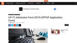 
                            7. UP ITI Admission Form 2018 (VPPUP Application Form) – Apply ...