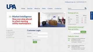 
                            6. UPA Energy Ltd | Customer Login