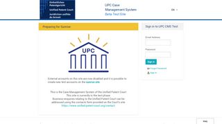 
                            5. UPC Case Management System - Unified Patent Court