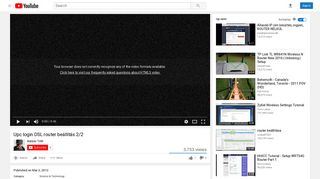 
                            11. Upc login DSL router beállítás 2/2 - YouTube