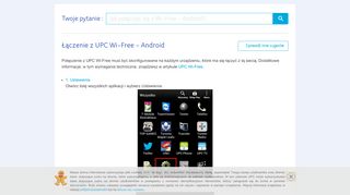 
                            1. UPC - Pomoc i Obsługa Klienta - Jak połączyć się z Wi-Free - Android?