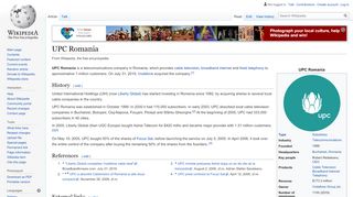 
                            13. UPC Romania - Wikipedia