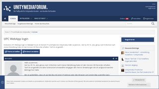 
                            10. UPC WebApp login - Inoffizielles Unitymedia-Forum