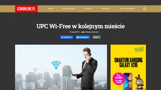 
                            11. UPC Wi-Free w kolejnym mieście - GSMonline