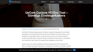 
                            5. upCam Cyclone HD Eco Test - günstige Einsteigerkamera