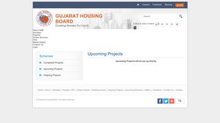 
                            7. Upcoming Projects | Gujarat Housing Board