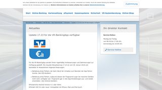 
                            3. Update 17.23 für die VR-BankingApp verfügbar - VR-Dienste eG
