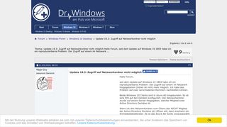 
                            2. Update 18.3: Zugriff auf Netzwerkordner nicht möglich - Dr. Windows