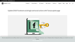 
                            12. Update 2018: Facebook social login and social actions with Tanaza ...