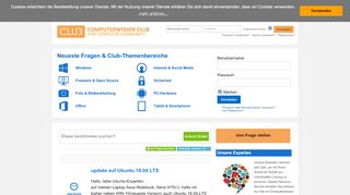 
                            9. update auf Ubuntu 18.04 LTS - Computerwissen Club