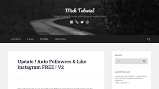
                            2. Update ! Auto Followers & Like Instagram FREE ! V2 – Mick Tutorial ...