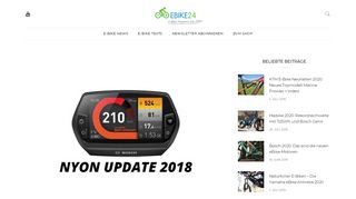 
                            8. Update Bosch Nyon 2018 - Elektrofahrrad24