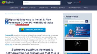 
                            4. [Update] Easy way to Install & Play Pokémon GO on PC with BlueStacks