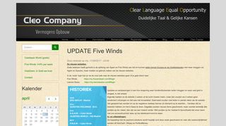 
                            8. UPDATE Five Winds | Cleo Company