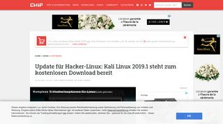 
                            7. Update für Hacker-Linux: Kali Linux 2019.1 steht zum kostenlosen ...