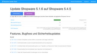 
                            13. Update Shopware 5.1.6 auf Shopware 5.4.5 - Shopware Update Check