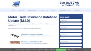 
                            13. Update the UK Motor Insurance Database for FREE with motor trade ...