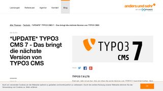 
                            8. *UPDATE* TYPO3 CMS 7 - Das bringt die nächste Version von ...