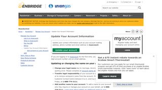 
                            12. Update Your Account Information - Residential - Union Gas