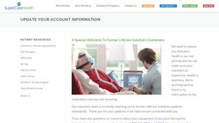 
                            8. Update Your Account Information » Super Care Health