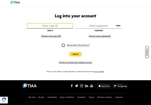 
                            4. Update Your Security Profile - TIAA Secure Account Access