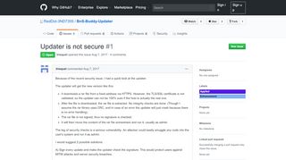 
                            8. Updater is not secure · Issue #1 · RedDot-3ND7355/BnS-Buddy ...
