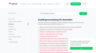 
                            8. Updates: Empfänger importieren leicht gemacht | rapidmail.de Blog