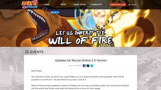 
                            8. Updates for Naruto Online 2.0 Version - Oasis Games