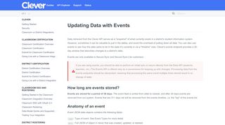 
                            10. Updating Data with Events - Clever Developer Docs