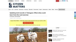 
                            10. Updating land records in Telangana: What cities could learn from the ...