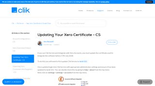 
                            13. Updating Your Xero Certificate - CS – Clik