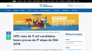 
                            7. UPE: mais de 11 mil candidatos fazem provas da 3ª etapa do SSA ...