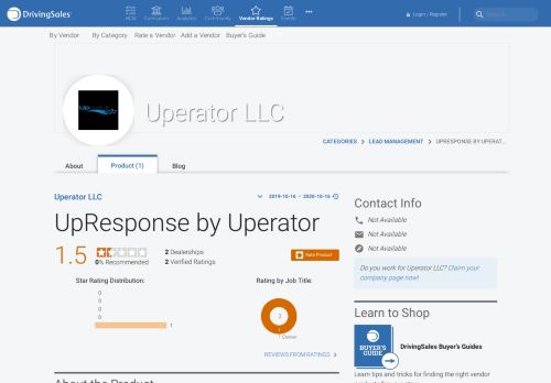 
                            8. Uperator LLC UpResponse by Uperator Ratings & Reviews ...