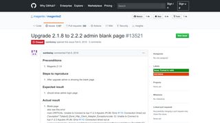 
                            7. Upgrade 2.1.8 to 2.2.2 admin blank page · Issue #13521 · magento ...