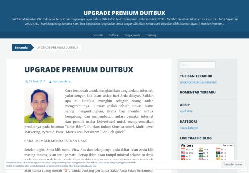 
                            13. upgrade premium duitbux | upgrade premium duitbux