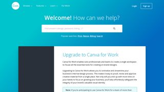 
                            7. Upgrade to Canva for Work - Canva Help Center - Canva Support