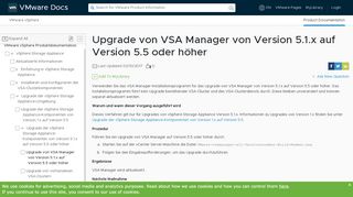 
                            9. Upgrade von VSA Manager von Version 5.1.x auf ... - VMware Docs