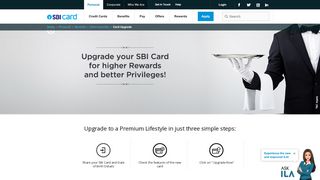 
                            13. Upgrade your SBI Credit Card Online | SBI Card