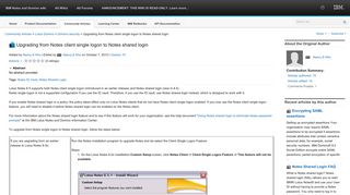 
                            7. Upgrading from Notes client single logon to Notes shared login