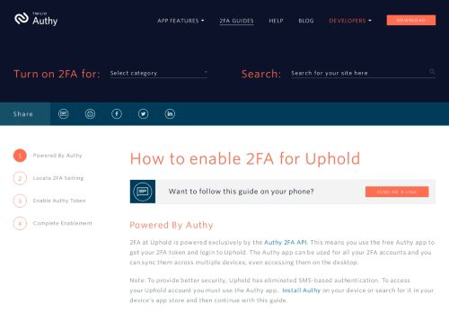 
                            7. Uphold - Authy