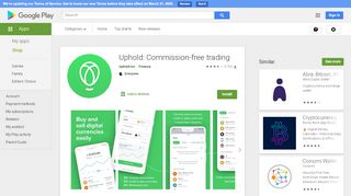 
                            3. Uphold - Buy Digital Currencies - Apps on Google Play