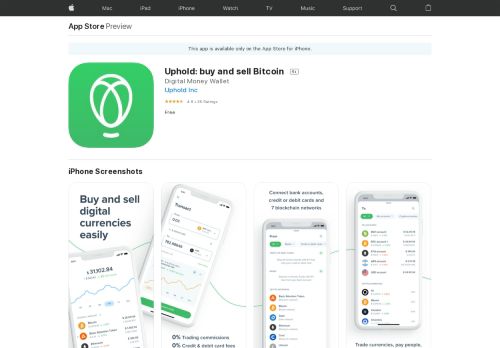 
                            9. Uphold: Buy Digital Currencies on the App Store - iTunes - Apple