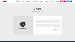 
                            1. UPIS - Login e-aluno