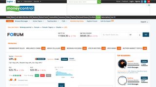 
                            9. UPL Stock Discussion Forum Online India, Can i buy UPL, Should i ...