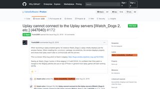 
                            12. Uplay cannot connect to the Uplay servers [Watch_Dogs 2, etc ...