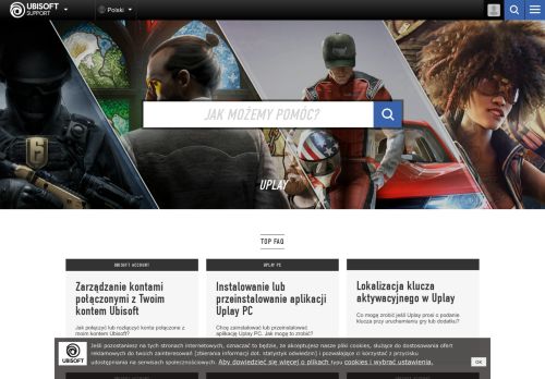
                            5. Uplay - Dane platformy - Ubisoft Support