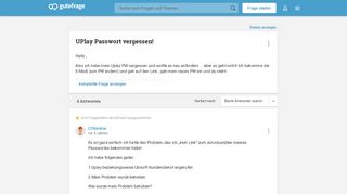 
                            9. UPlay Passwort vergessen! (PC) - Gutefrage